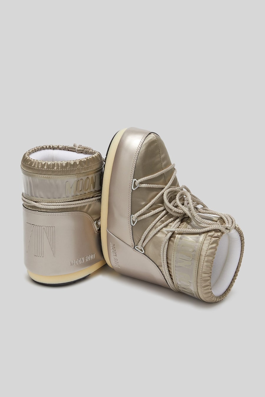 moon boot Moon Boot Icon Low Glance Platino Donna, view 4