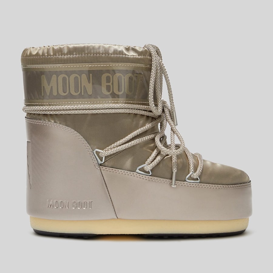 moon boot Moon Boot Icon Low Glance Platino Donna, view 5