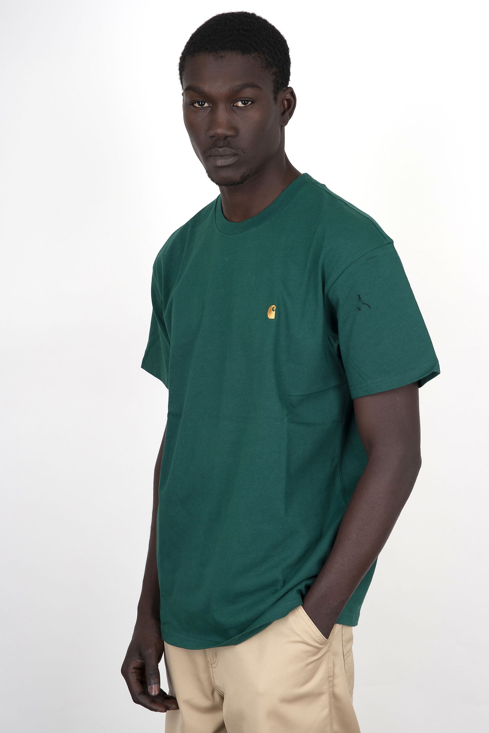 Carhartt WIP Carhartt Wip T-shirt S/s Chase Verde