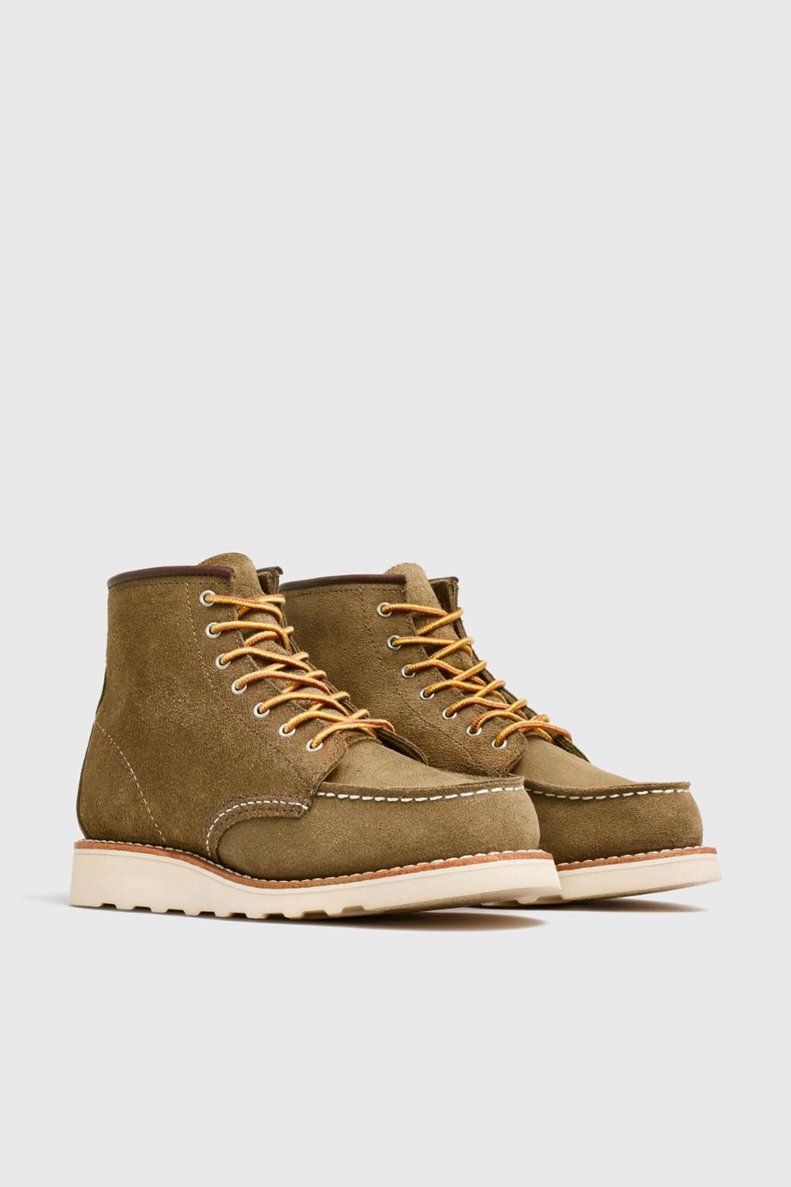 red wing Red Wing Stivaletto 6-Inch Classic Moc Pelle Verde, view 2