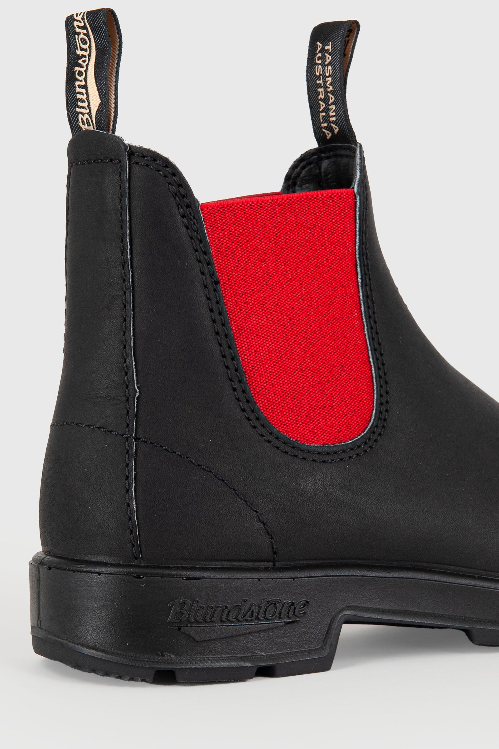 blundstone Blundstone Stivaletto Beatle 508 Pelle Nero/Rosso, view 2