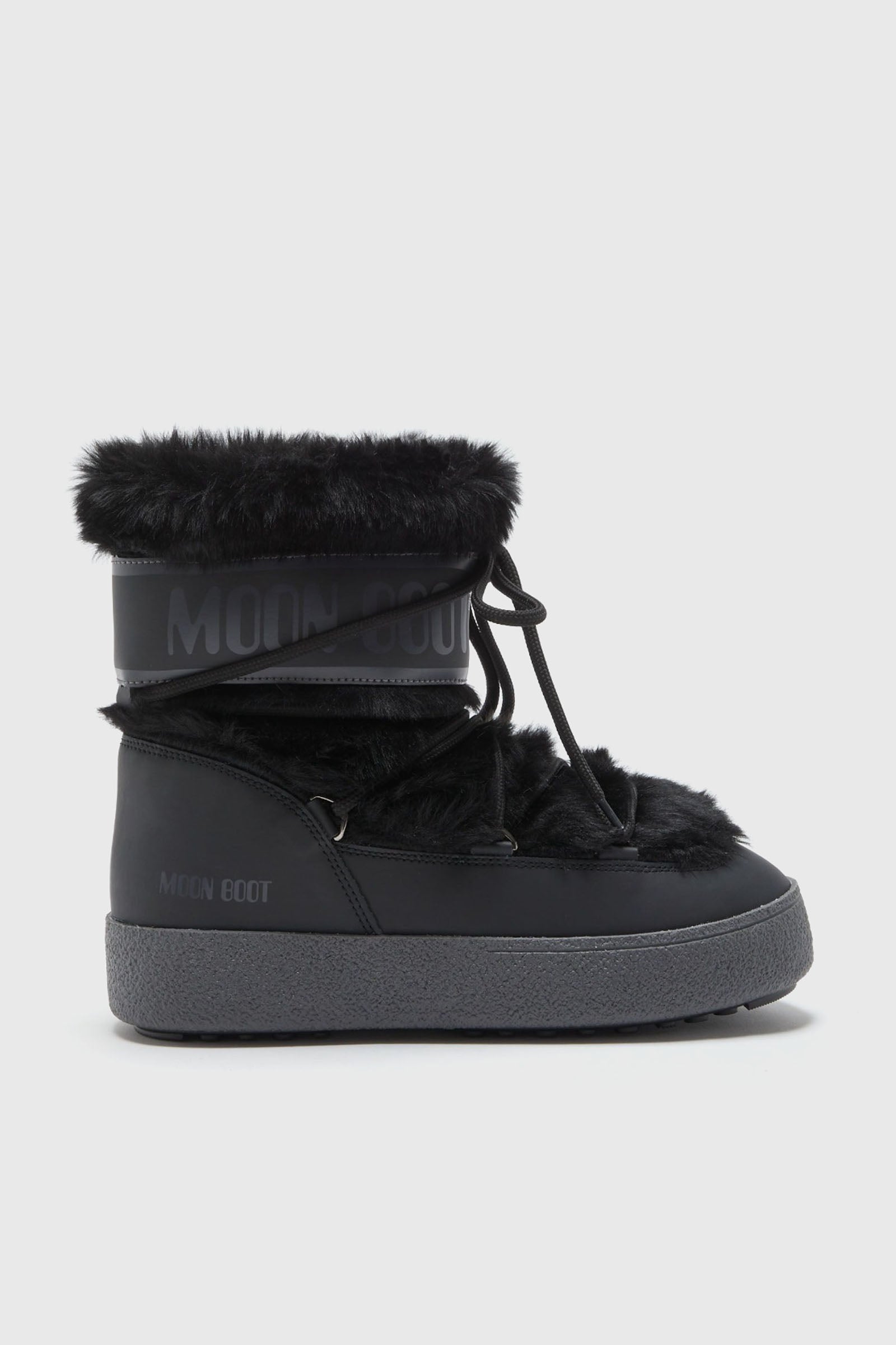 moon boot Moon Boot Ltrack Faux Fur Nero Donna