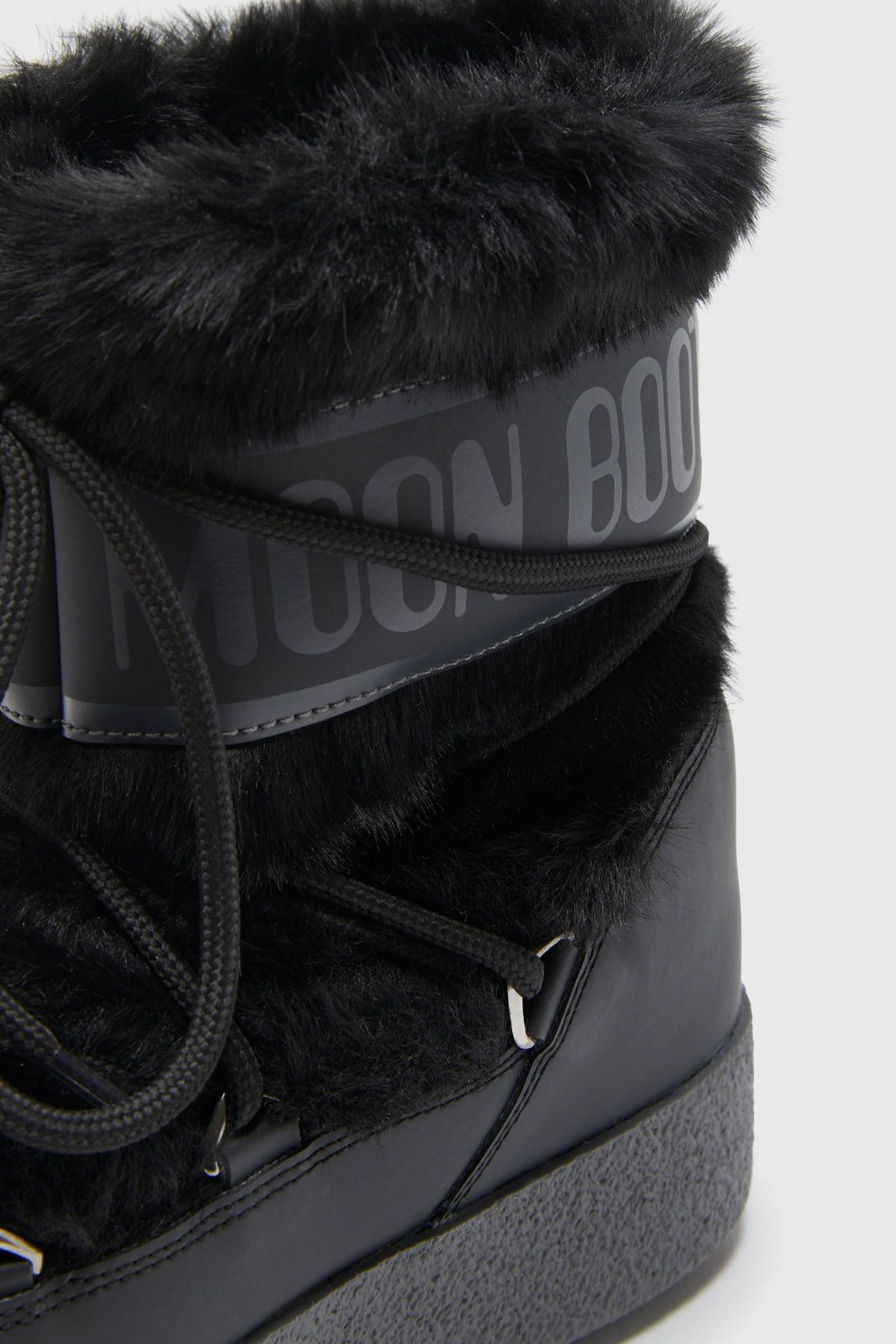 moon boot Moon Boot Ltrack Faux Fur Nero Donna, view 2