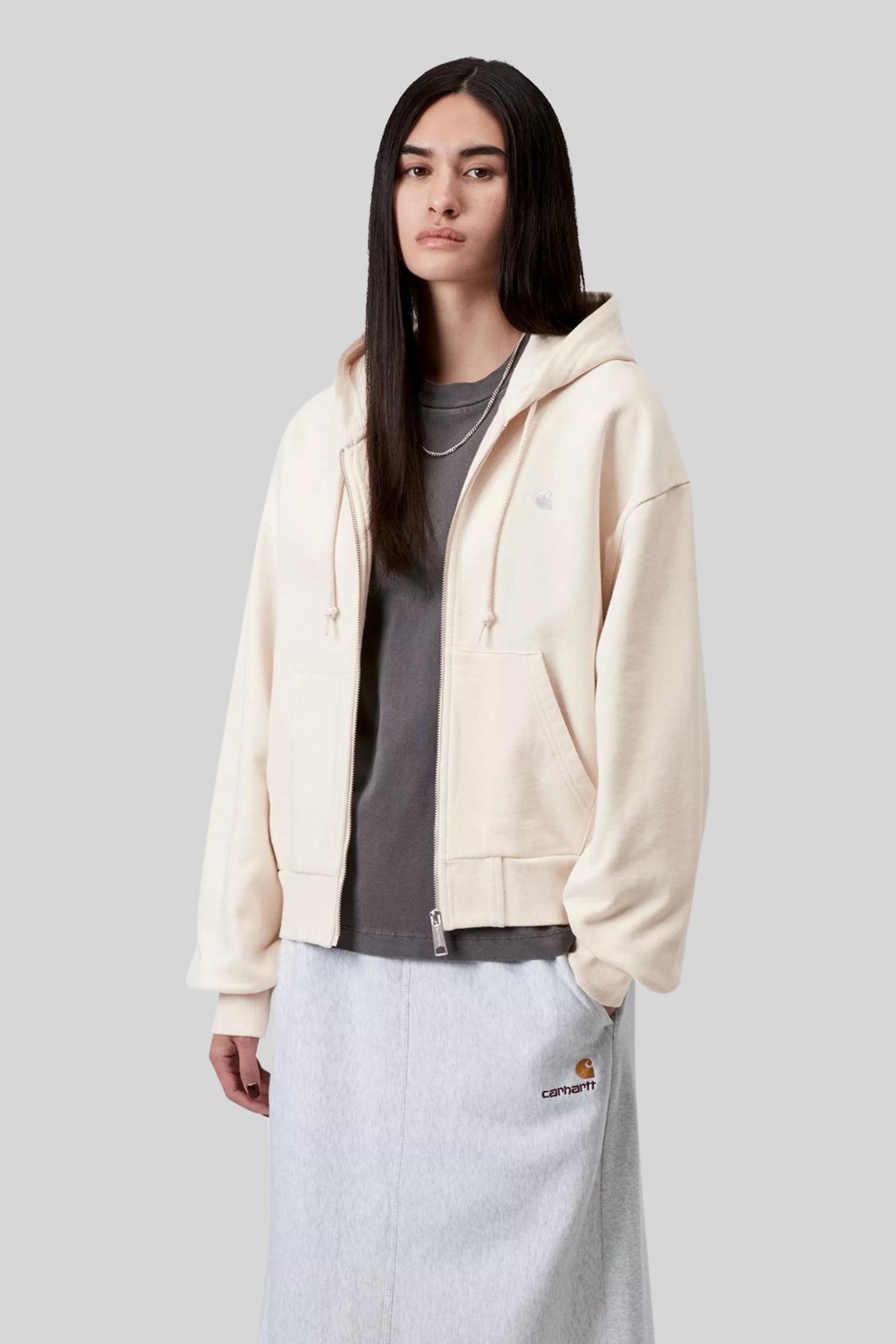 Carhartt WIP Carhartt Wip W' Hooded Casey Jacket Naturale Donna