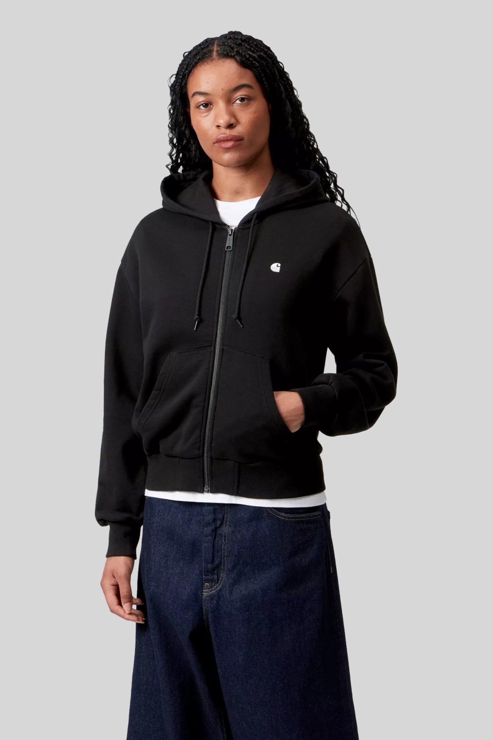 Carhartt WIP Carhartt Wip W' Hooded Casey Jacket Nero Donna