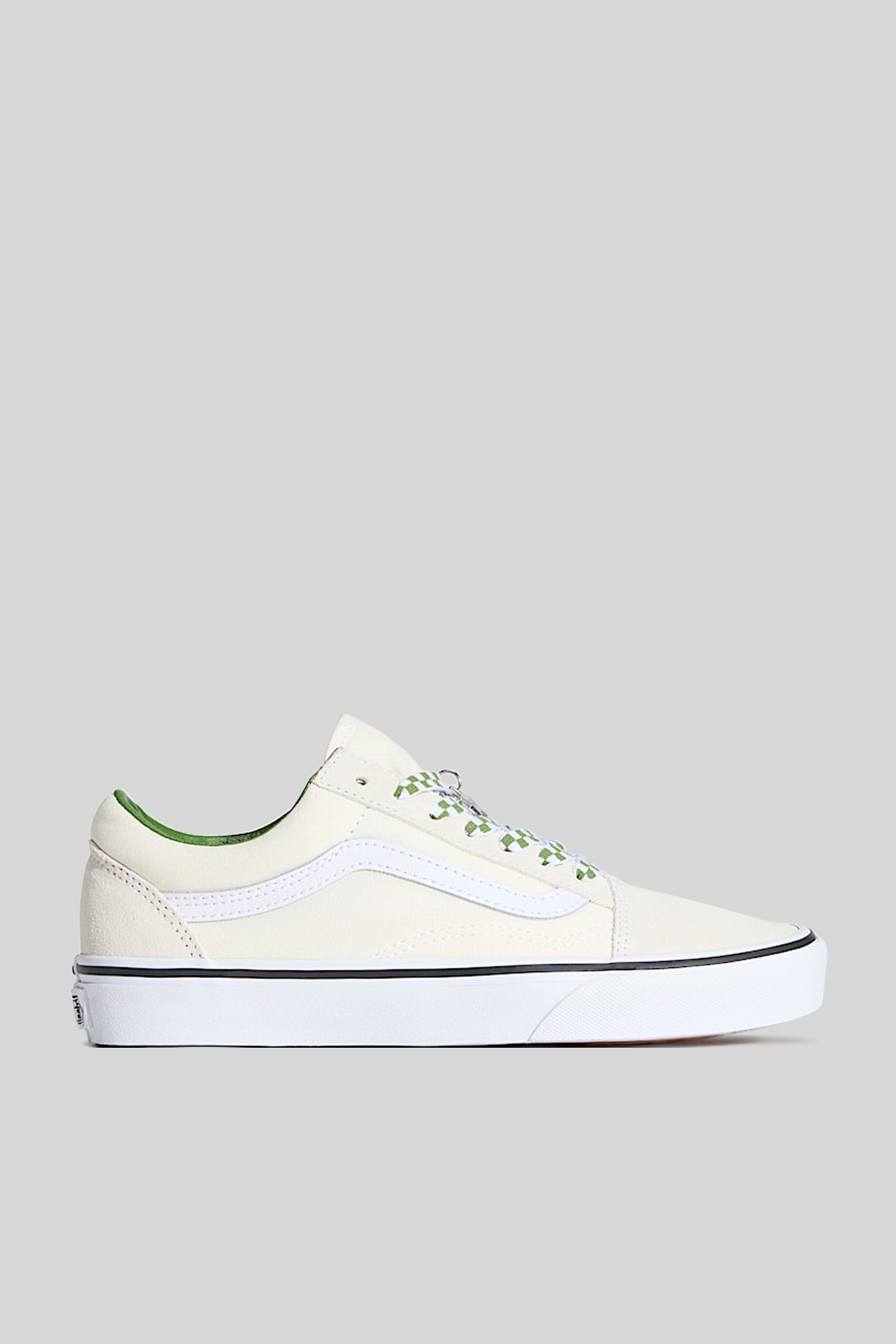 vans "off the wall" Vans "off The Wall" Sneaker Old Skool Bianco/verde Donna