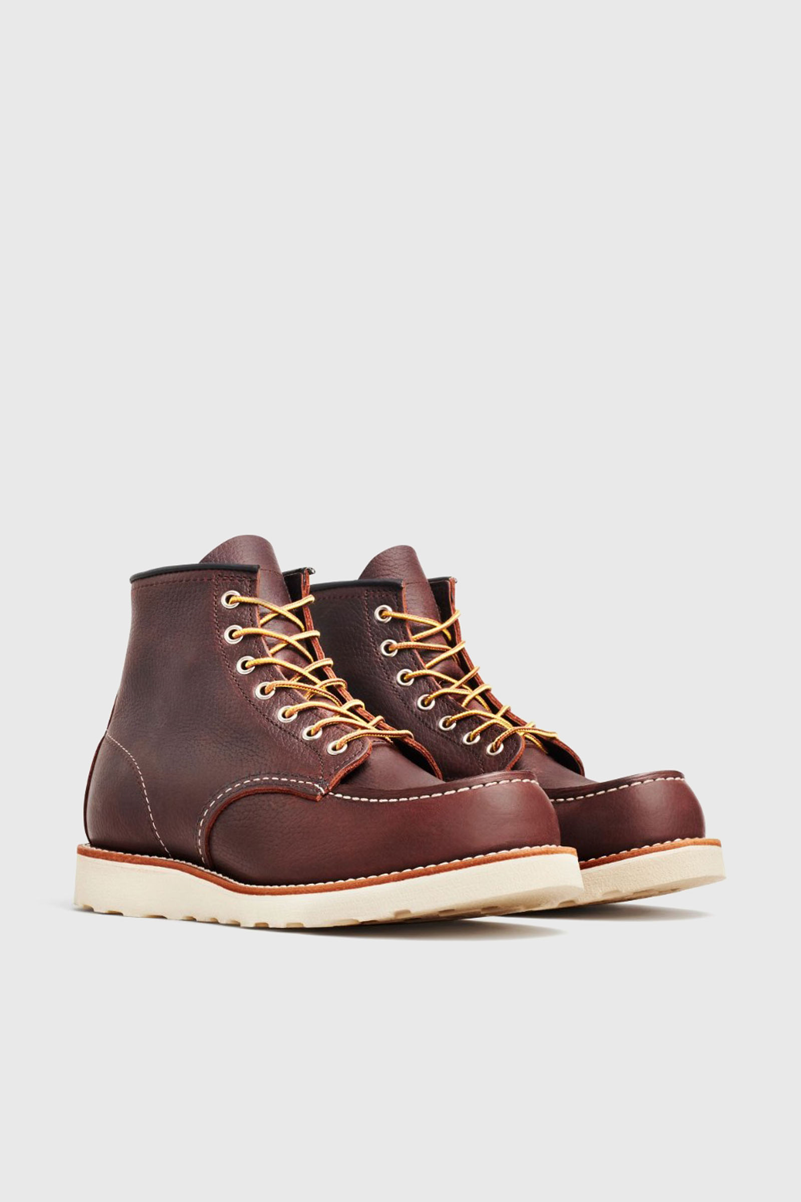 red wing Red Wing Stivaletto 6-inch Classic Moc Toe In Briar Oil-slick Marrone Uomo, view 2
