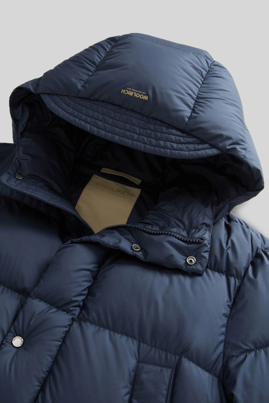 Woolrich Woolrich Cloud Davis Parka Blu Uomo, view 4