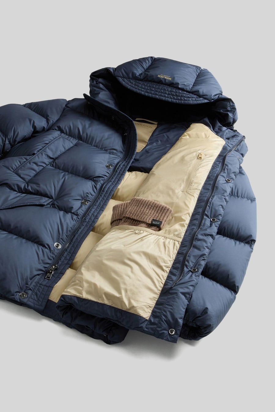 Woolrich Woolrich Cloud Davis Parka Blu Uomo, view 6