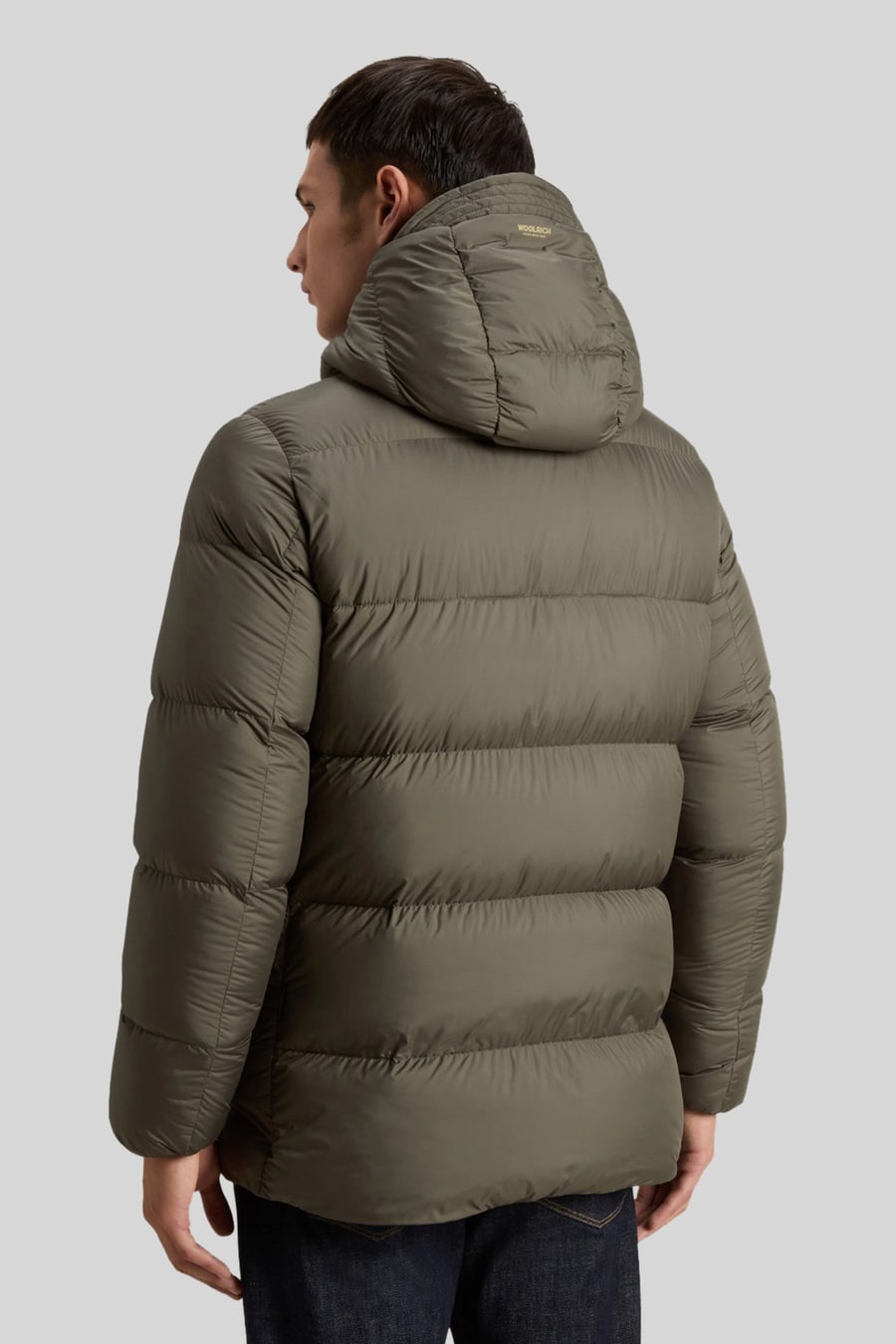 Woolrich Woolrich Cloud Davis Parka Verde Uomo, view 3