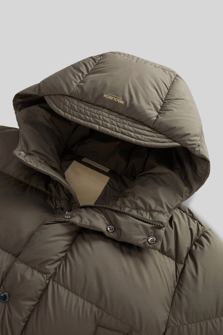 Woolrich Woolrich Cloud Davis Parka Verde Uomo, view 4