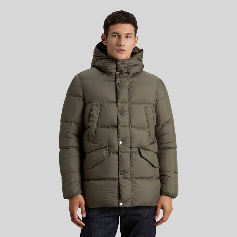 Woolrich Woolrich Cloud Davis Parka Verde Uomo, view 7
