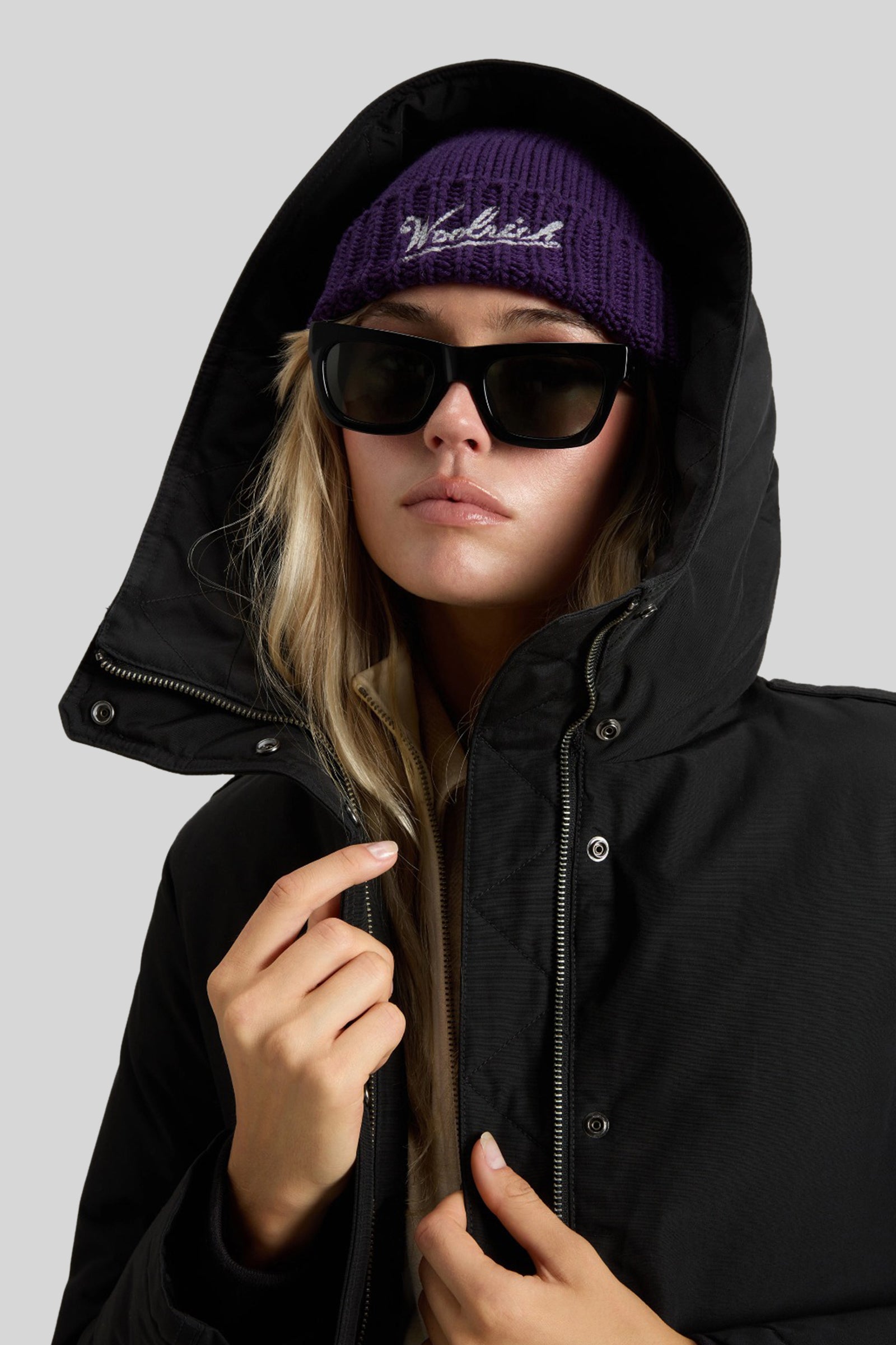 Woolrich Woolrich Military Jacket Nero Donna, view 2