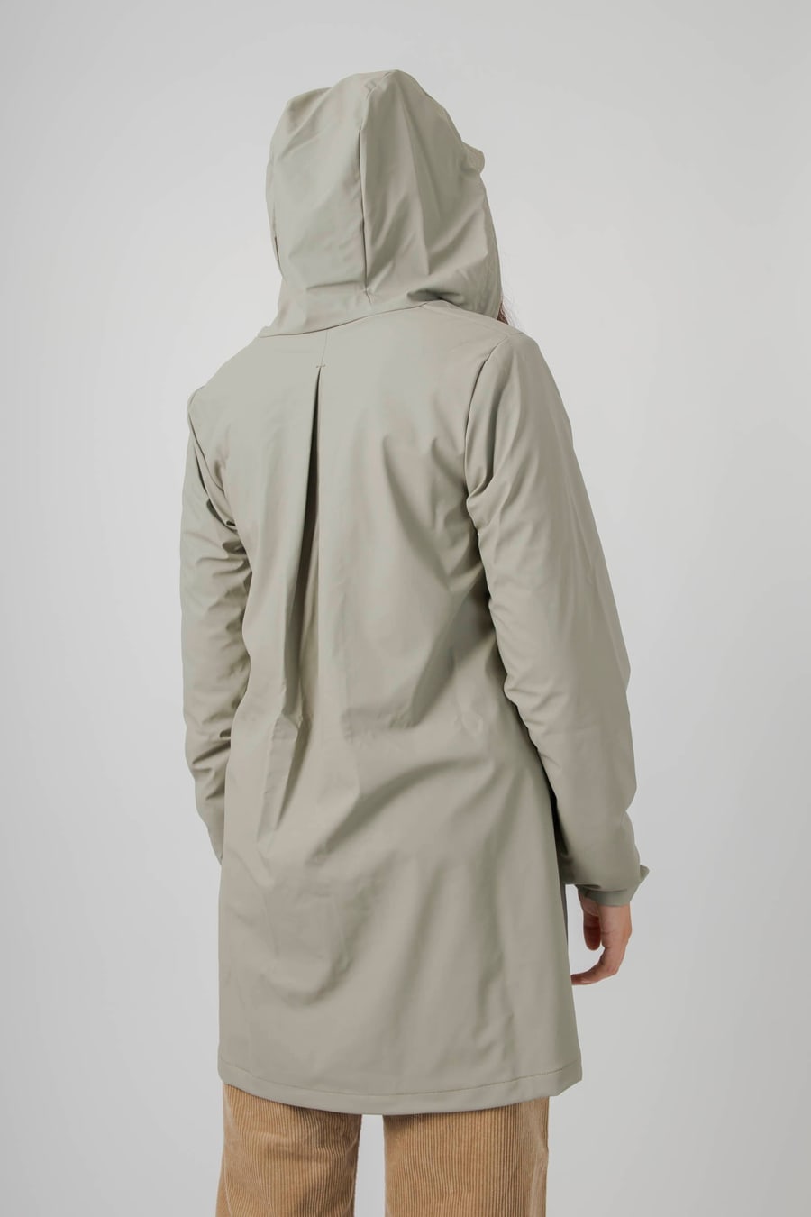 rains Rains A-line Jacket Verde Chiaro Donna, view 4