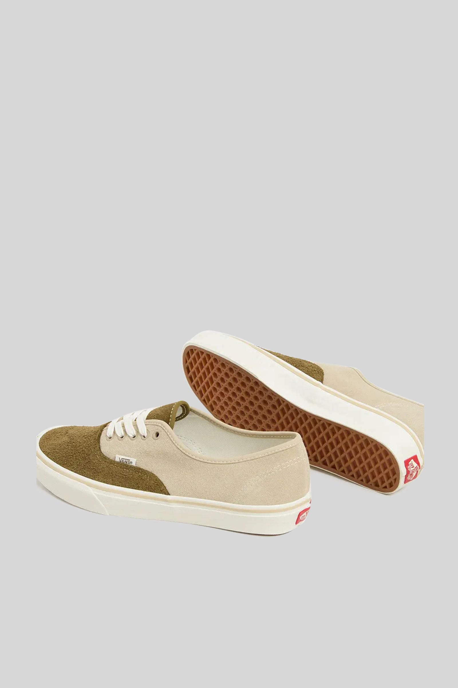 vans "off the wall" Vans "off The Wall" Sneaker Pig Suede Authentic Marrone/beige Uomo, view 2