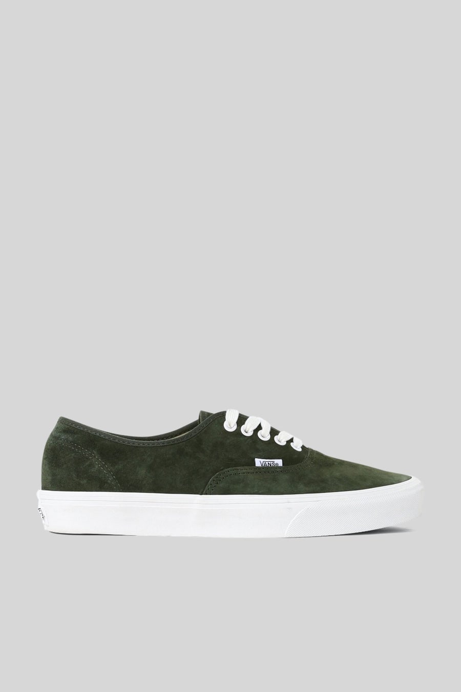 vans "off the wall" Vans "off The Wall" Sneaker Authentic Pig Suede Verde Uomo