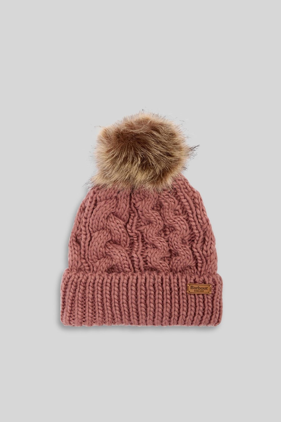 barbour Barbour Set Cappello E Sciarpa Penshaw Rosa Antico Donna, view 3