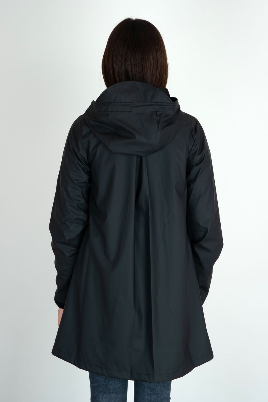rains Rains A-line W Jacket Nero Donna, view 4