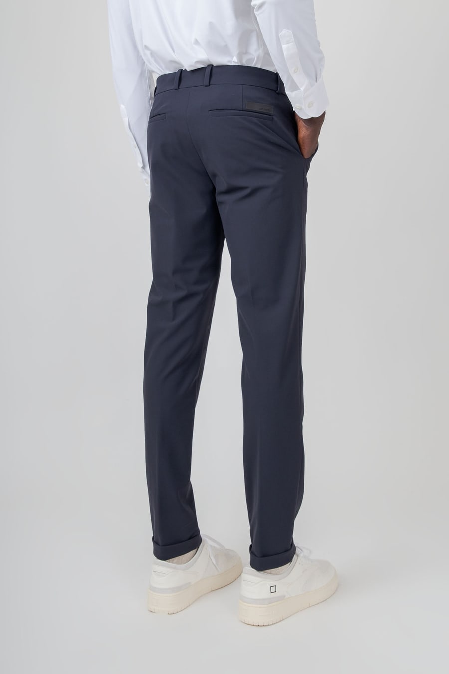 rrd Rrd Pantalone Surflex Chino Blu Scuro Uomo, view 3