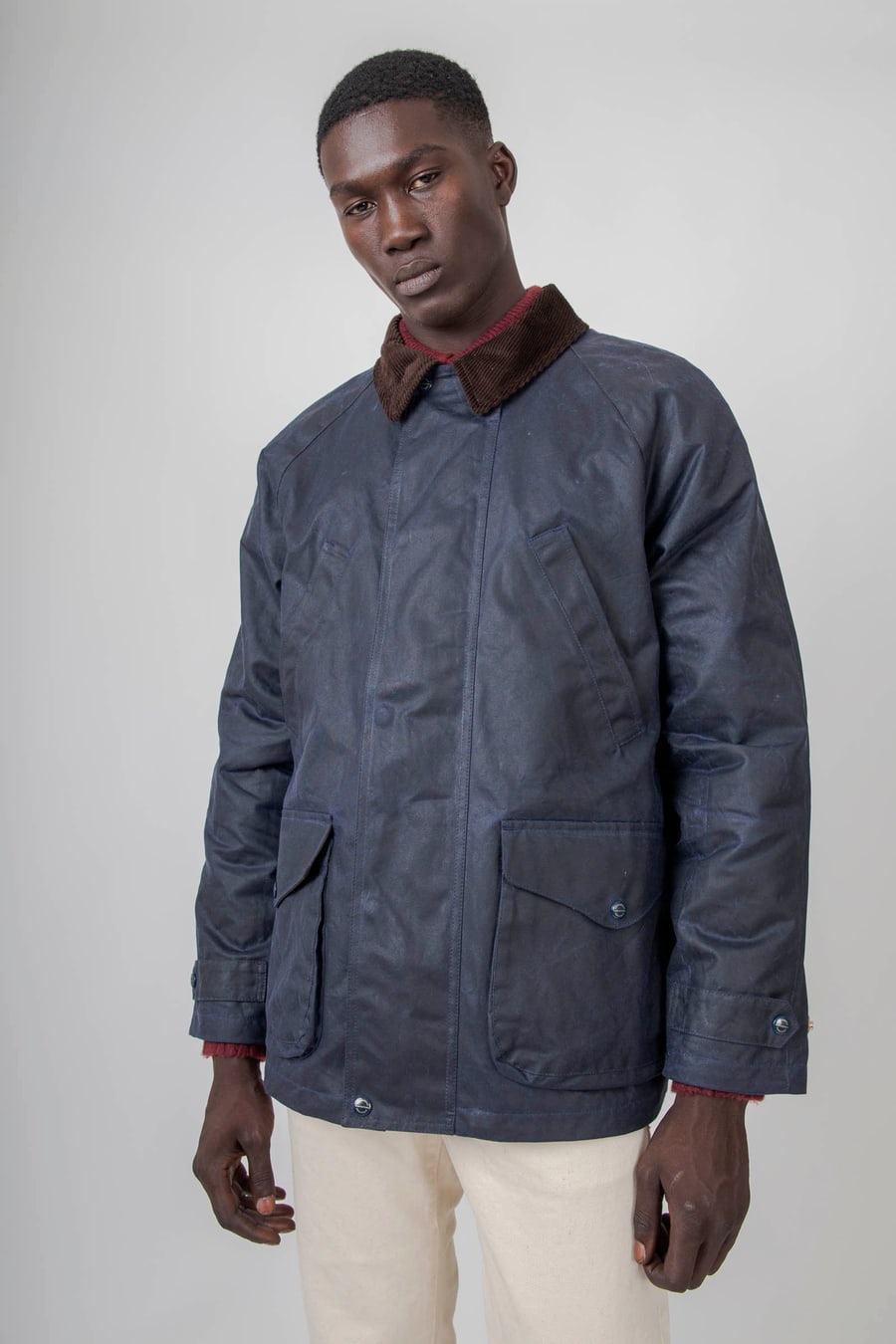 manifattura ceccarelli Manifattura Ceccarelli Rain Caban Blu Navy Uomo, view 5