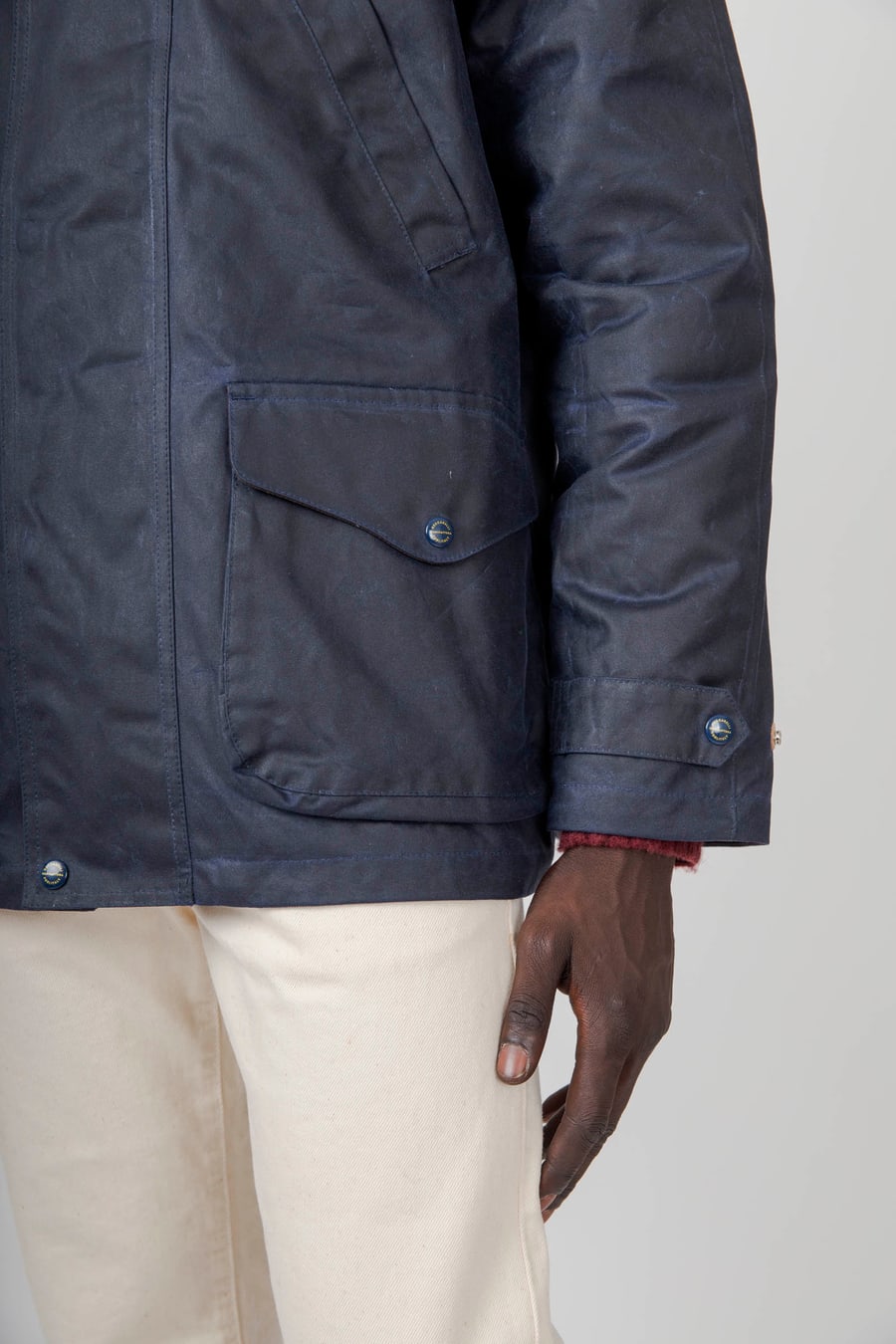 manifattura ceccarelli Manifattura Ceccarelli Rain Caban Blu Navy Uomo, view 7