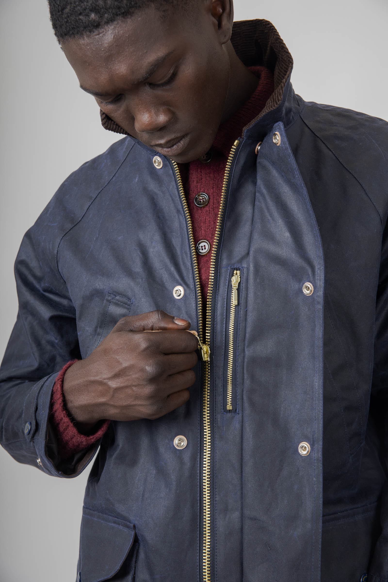 manifattura ceccarelli Manifattura Ceccarelli Rain Caban Blu Navy Uomo