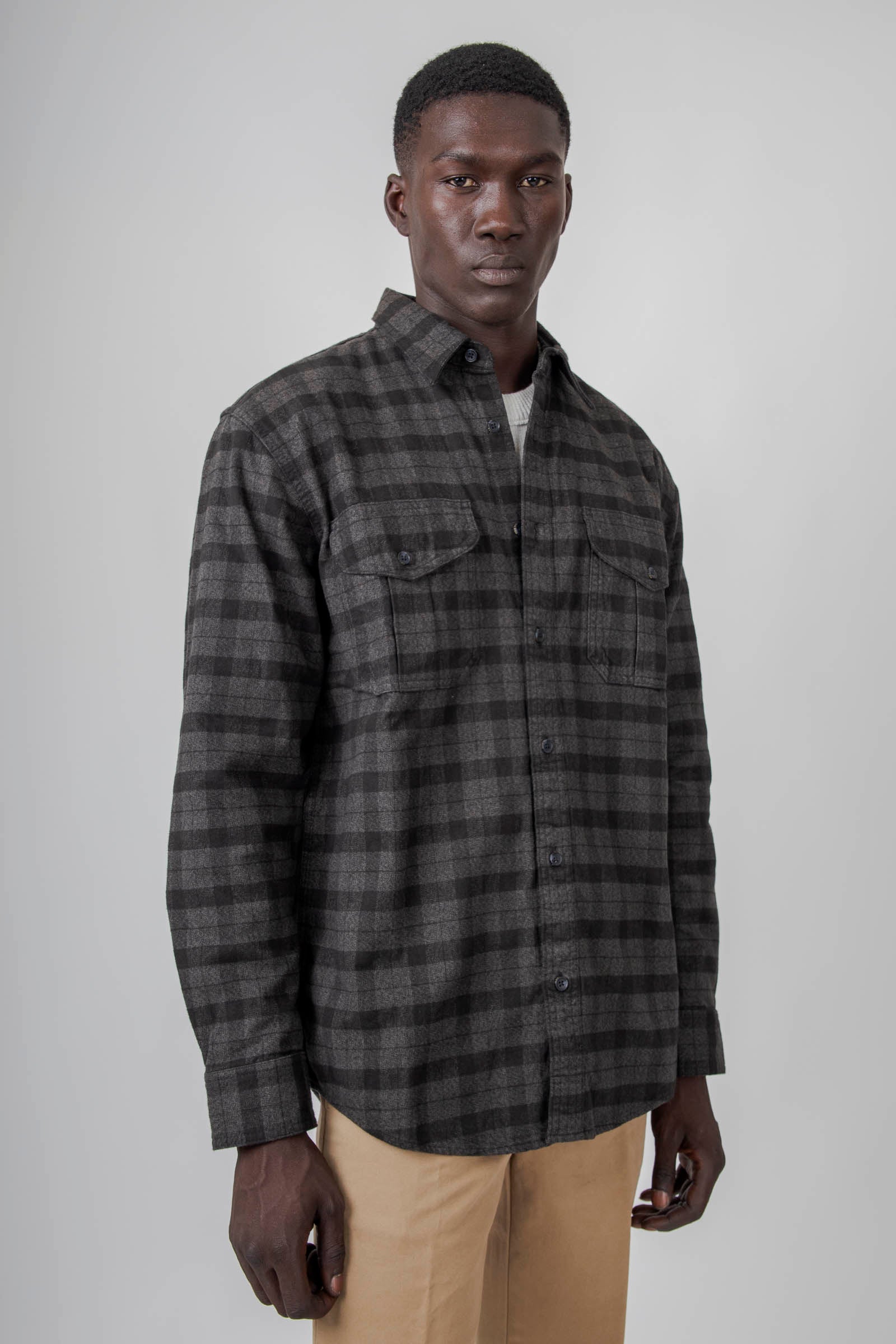 filson Filson Alaskan Guide Shirt Grigio/nero Uomo, view 2