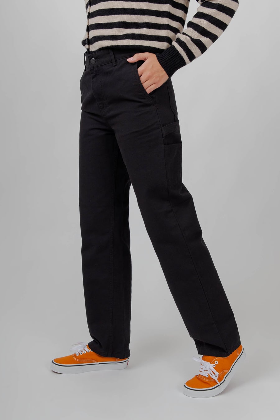 Carhartt WIP Carhartt Wip W' Pierce Pant Nero Donna, view 4