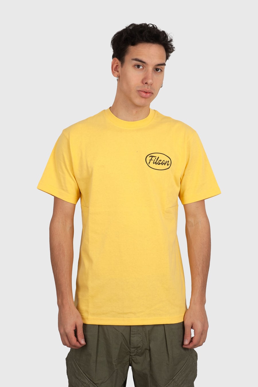 filson Filson T-shirt Frontier Graphic Giallo Uomo, view 3