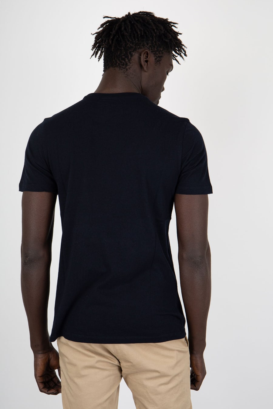 majestic filatures Majestic Filatures T-shirt Girocollo Patrice Blu Uomo, view 4