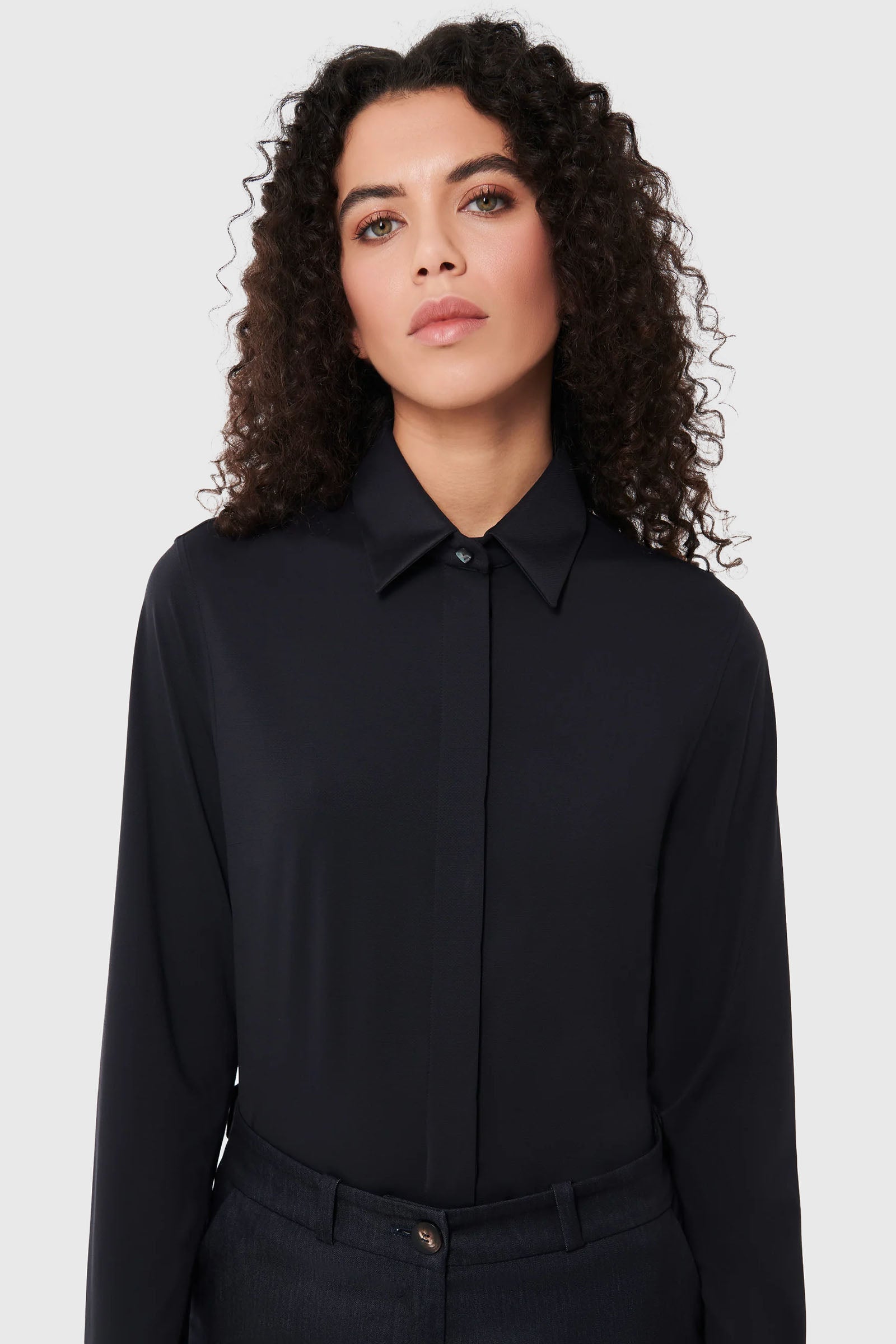 rrd Rrd Oxford Plain Wom Shirt Nero Donna
