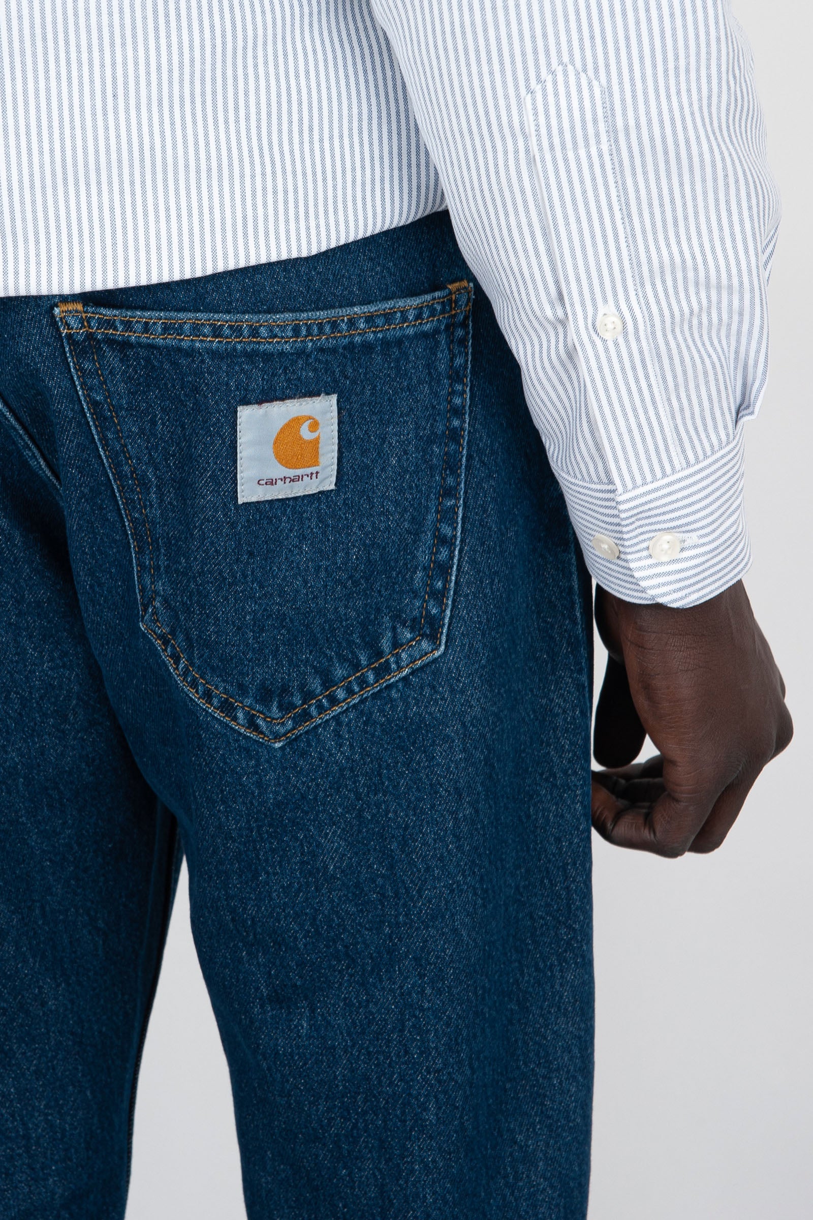 Carhartt WIP Carhartt Wip Jeans Nolan Blu Medio Uomo, view 2