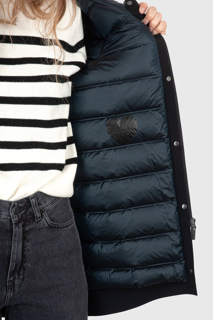 rrd Rrd Down Under Floating Parka Wom Nero Donna, view 5