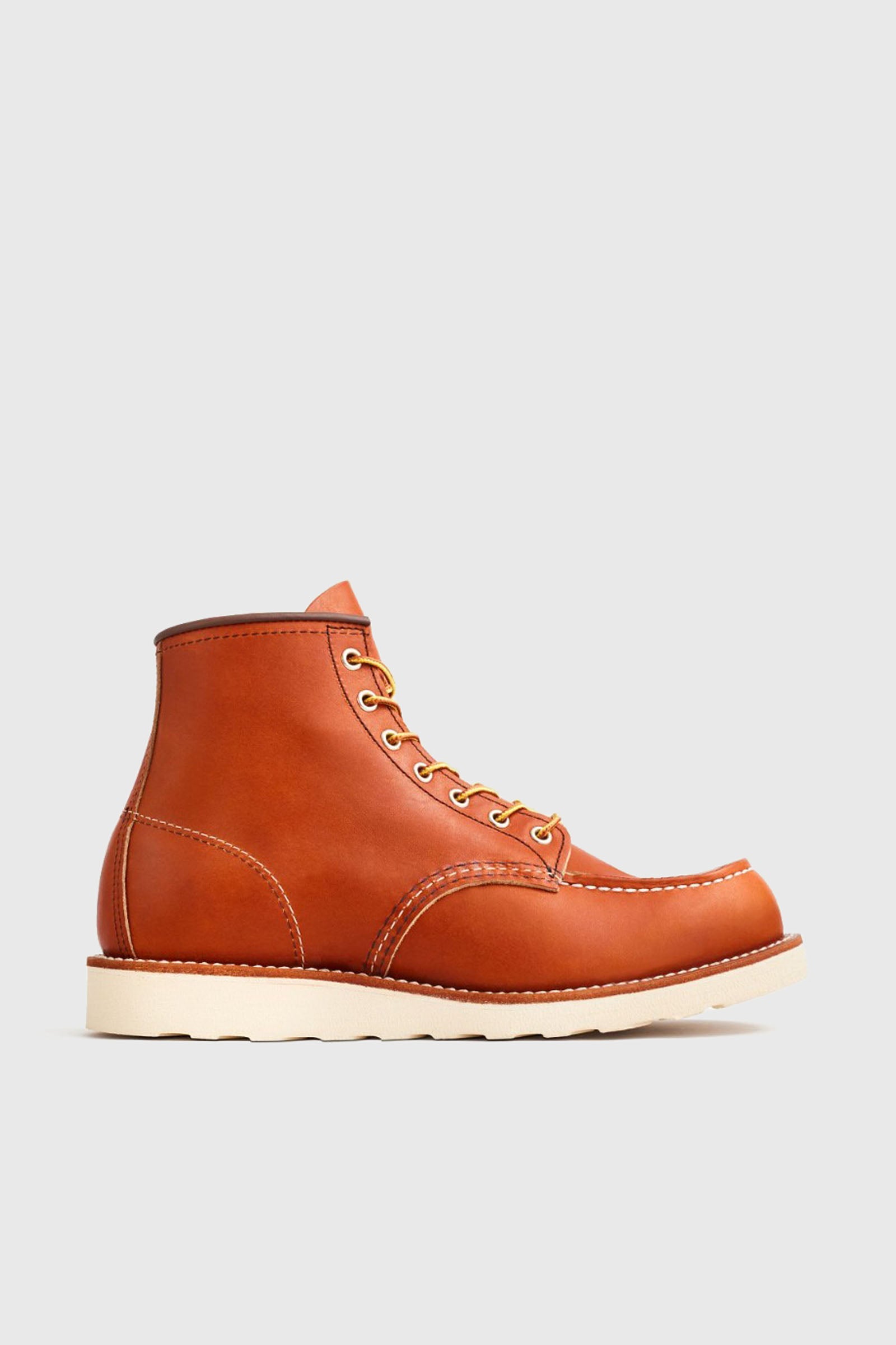 red wing Red Wing Stivaletto 6-inch Classic Moc Toe In Pelle Oro Legacy Marrone Uomo