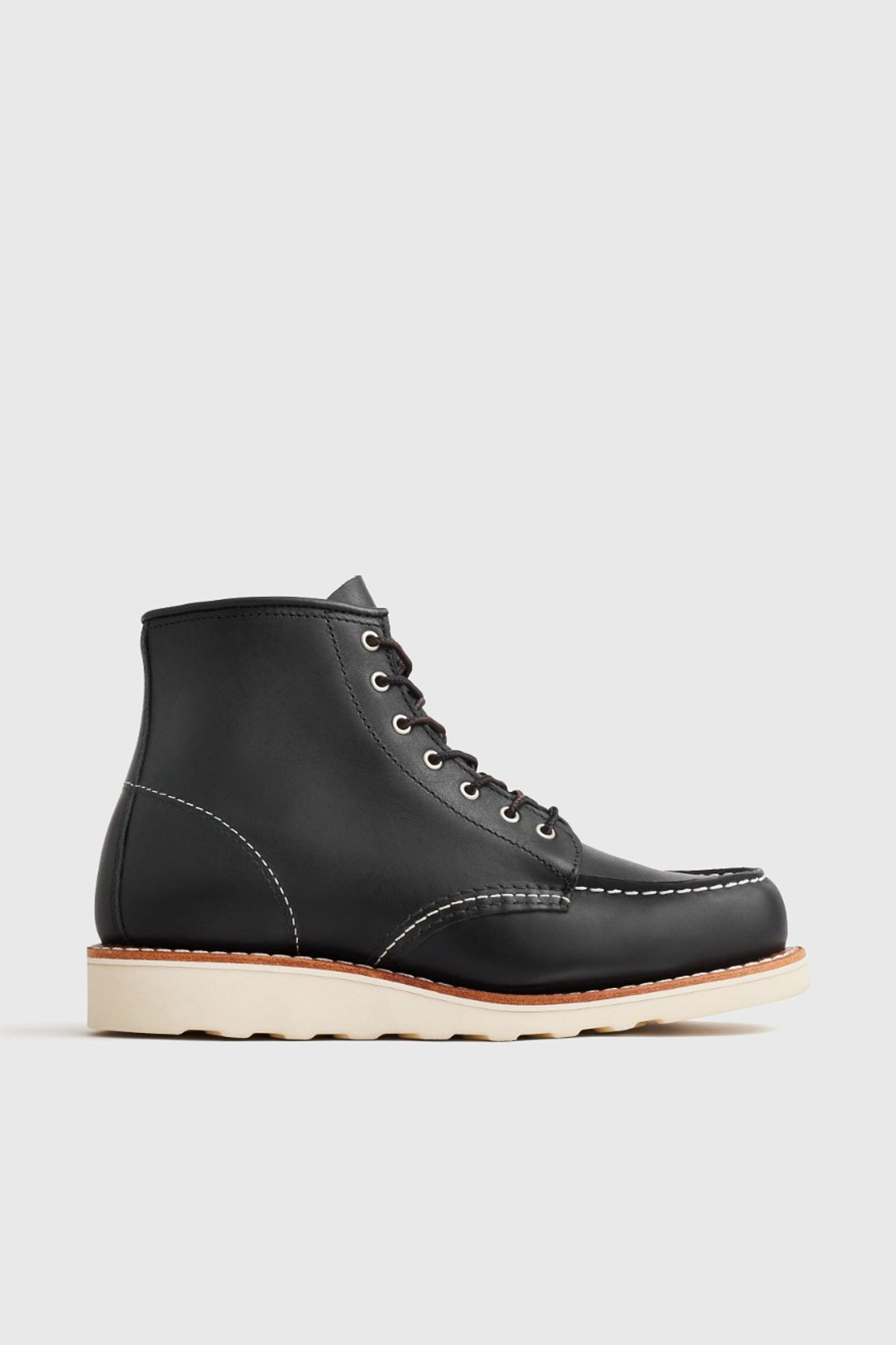red wing Red Wing Stivaletto 6-inch Classic Moc Toe In Pelle Boundary Nero Donna