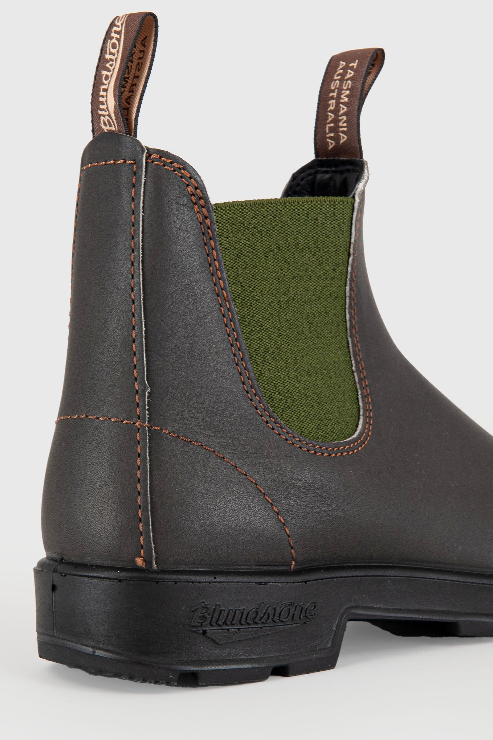 blundstone Blundstone Stivaletto Beatle 519 Stout Brown & Olive Marrone/verde Uomo, view 2