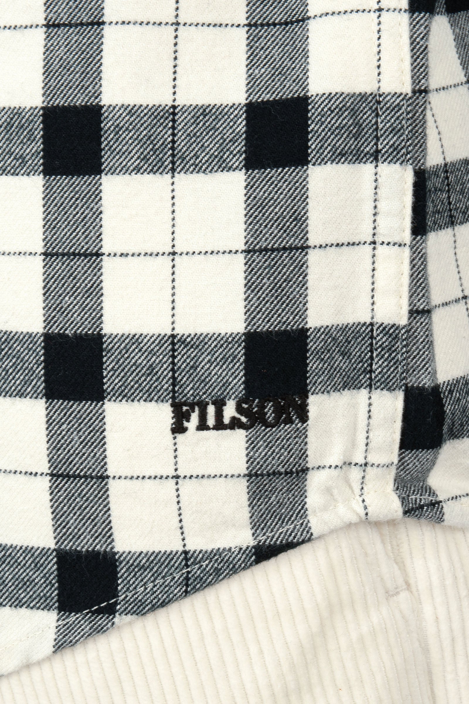 filson Filson Camicia Alaskan Guide Bianco/nero Uomo, view 2