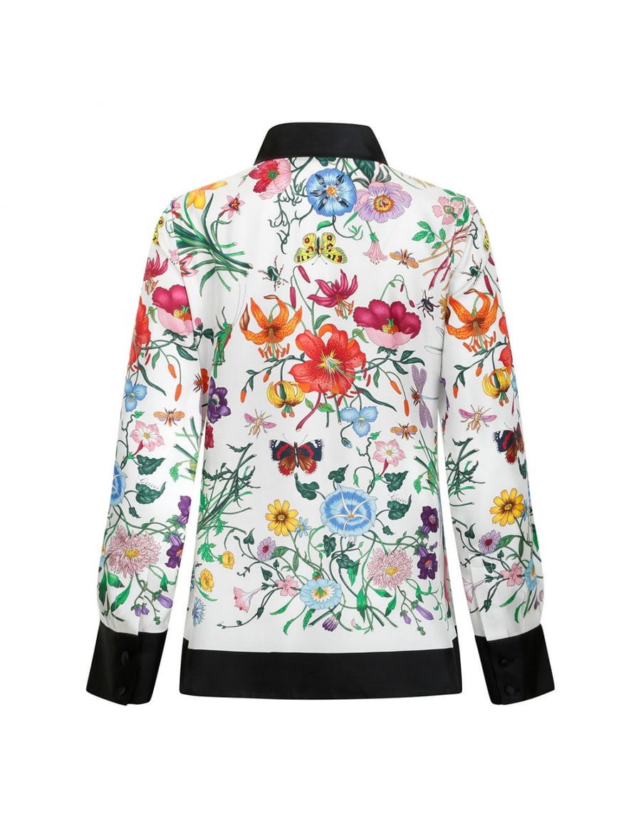 Gucci Printed silk shirt, view 3