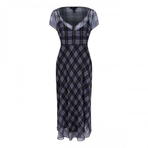 Marc Jacobs Plaid chiffon midi dress