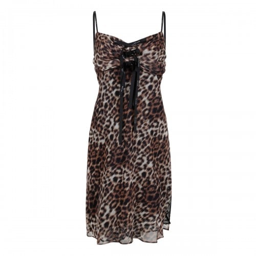 Marc Jacobs Leopard slip dress