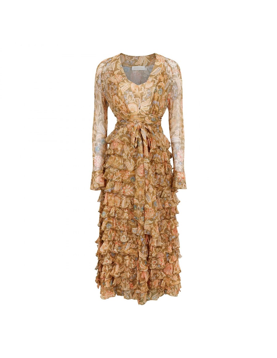 Zimmermann Valiant ruffle wrap dress, view 2