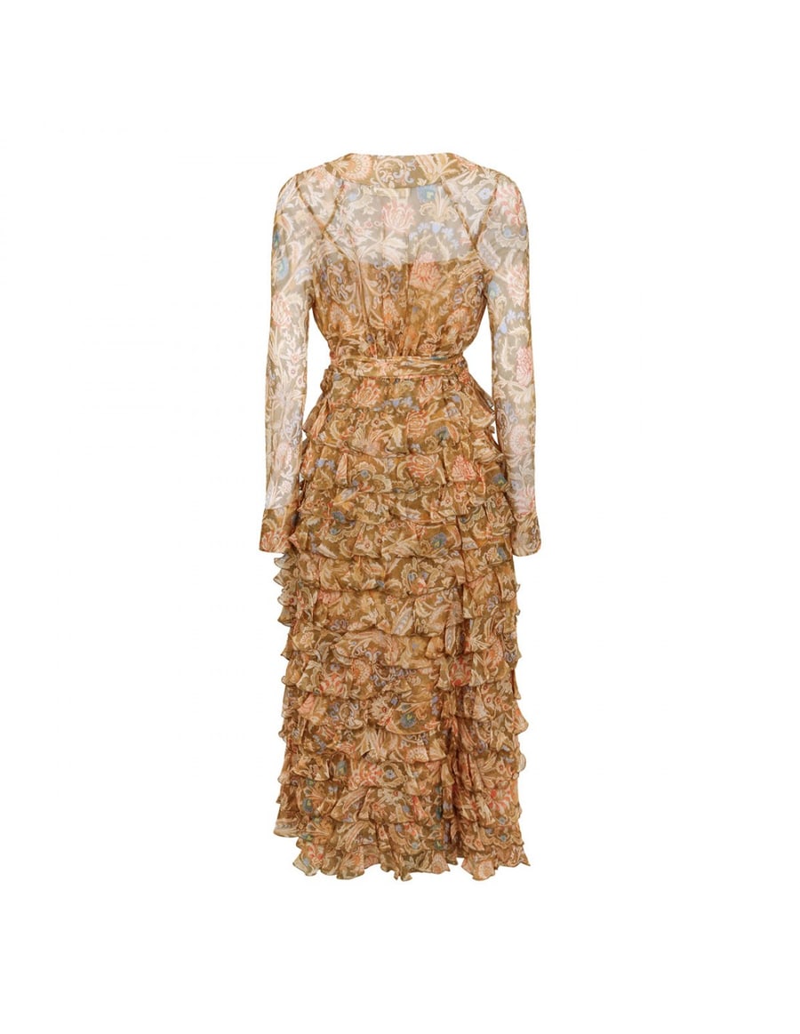 Zimmermann Valiant ruffle wrap dress, view 3