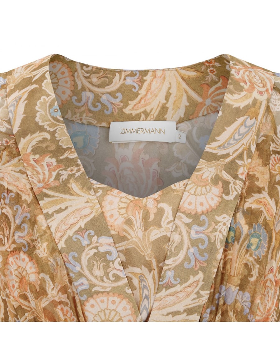 Zimmermann Valiant ruffle wrap dress, view 4