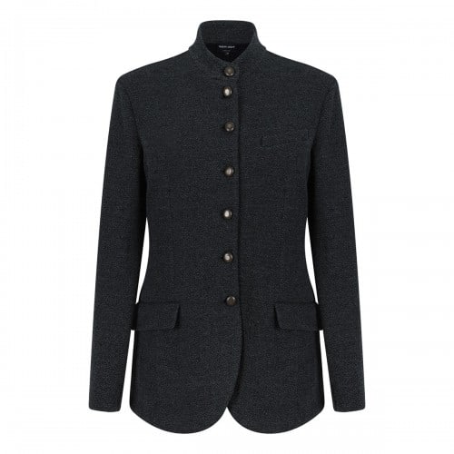 Giorgio Armani Herringbone effect jersey blazer