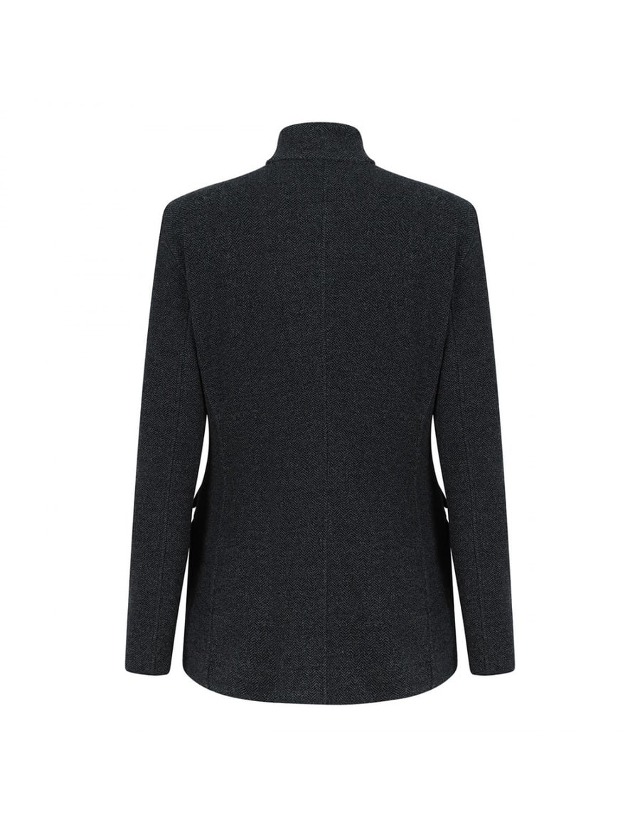 Giorgio Armani Herringbone effect jersey blazer, view 3