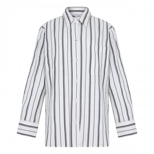 VINCE Resort stripe oversized shirt