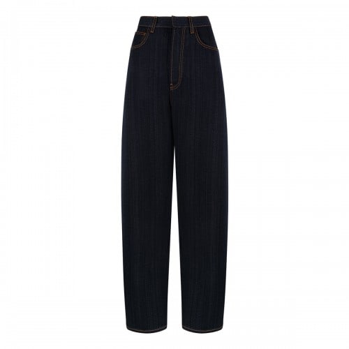 Alaïa Round denim pants