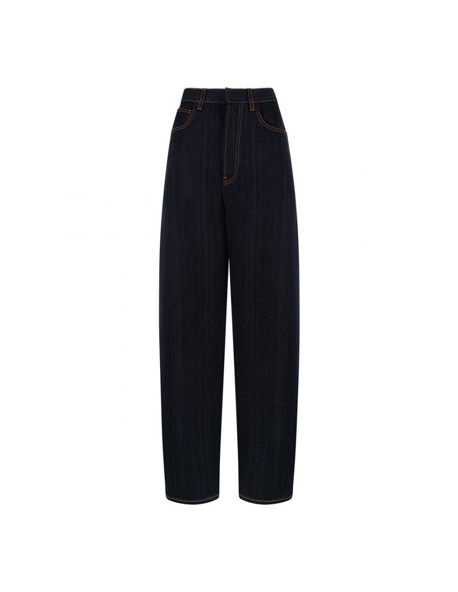 Alaïa Round denim pants, view 2