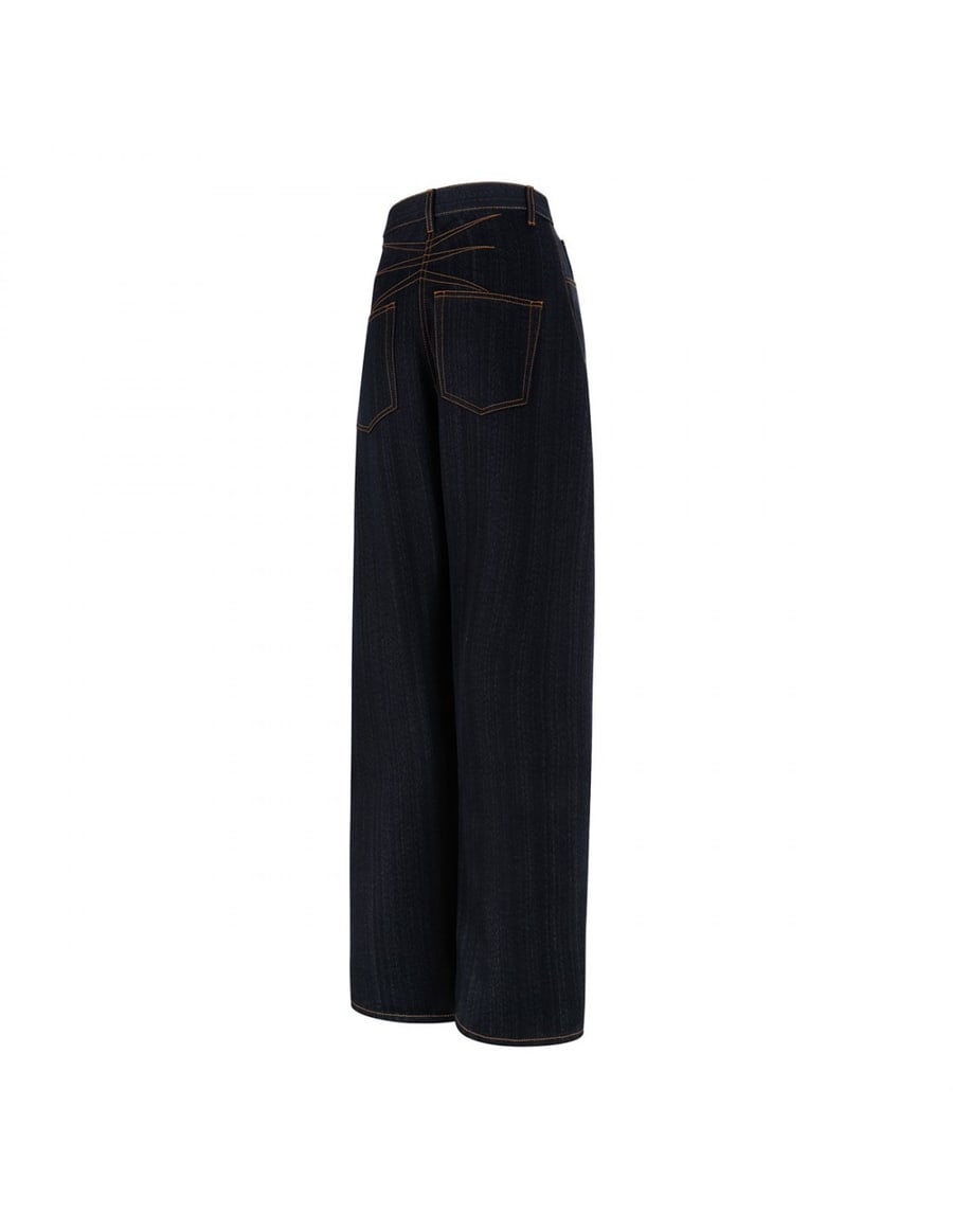 Alaïa Round denim pants, view 3