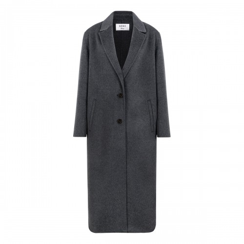 ROHE Double-faced wool long coat